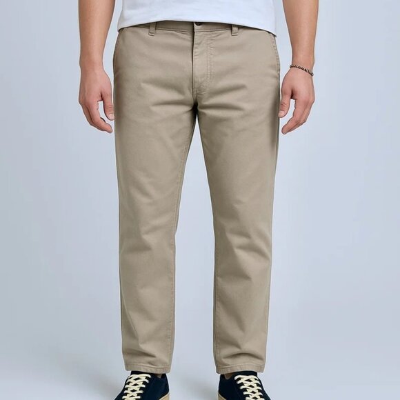 Mavi Sand Twill Zach Stretch Straight Leg Pants